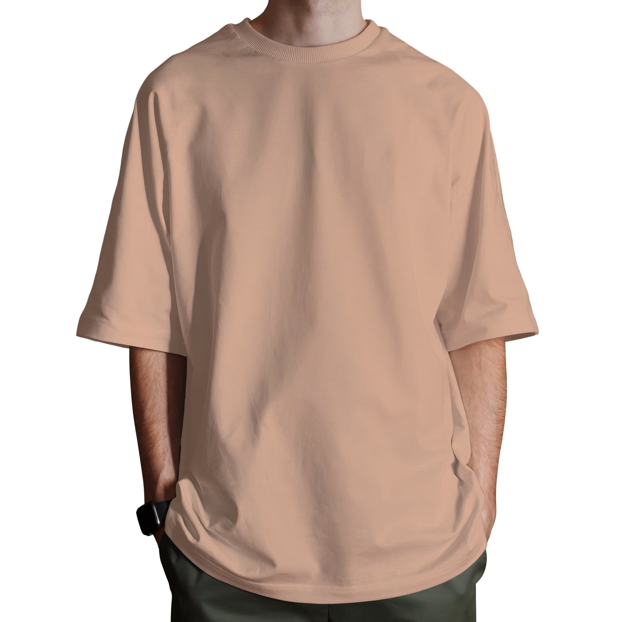 Plain Beige / Oversized T-Shirt