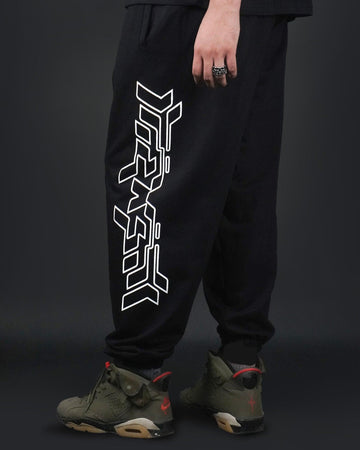 Black Techwear / Trackpant joggers - ZAMS