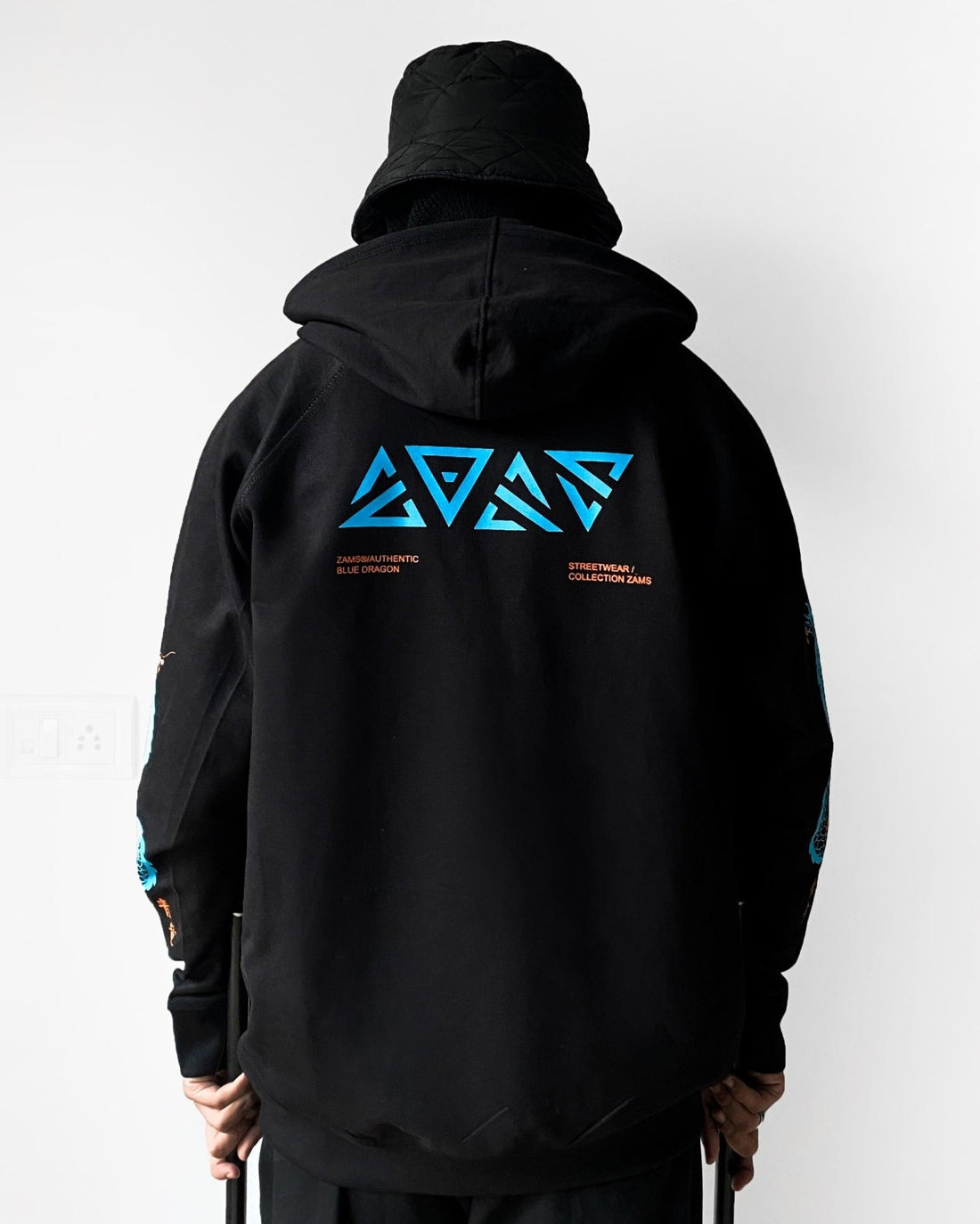 Blue Dragon / Oversized Hoodie - ZAMS