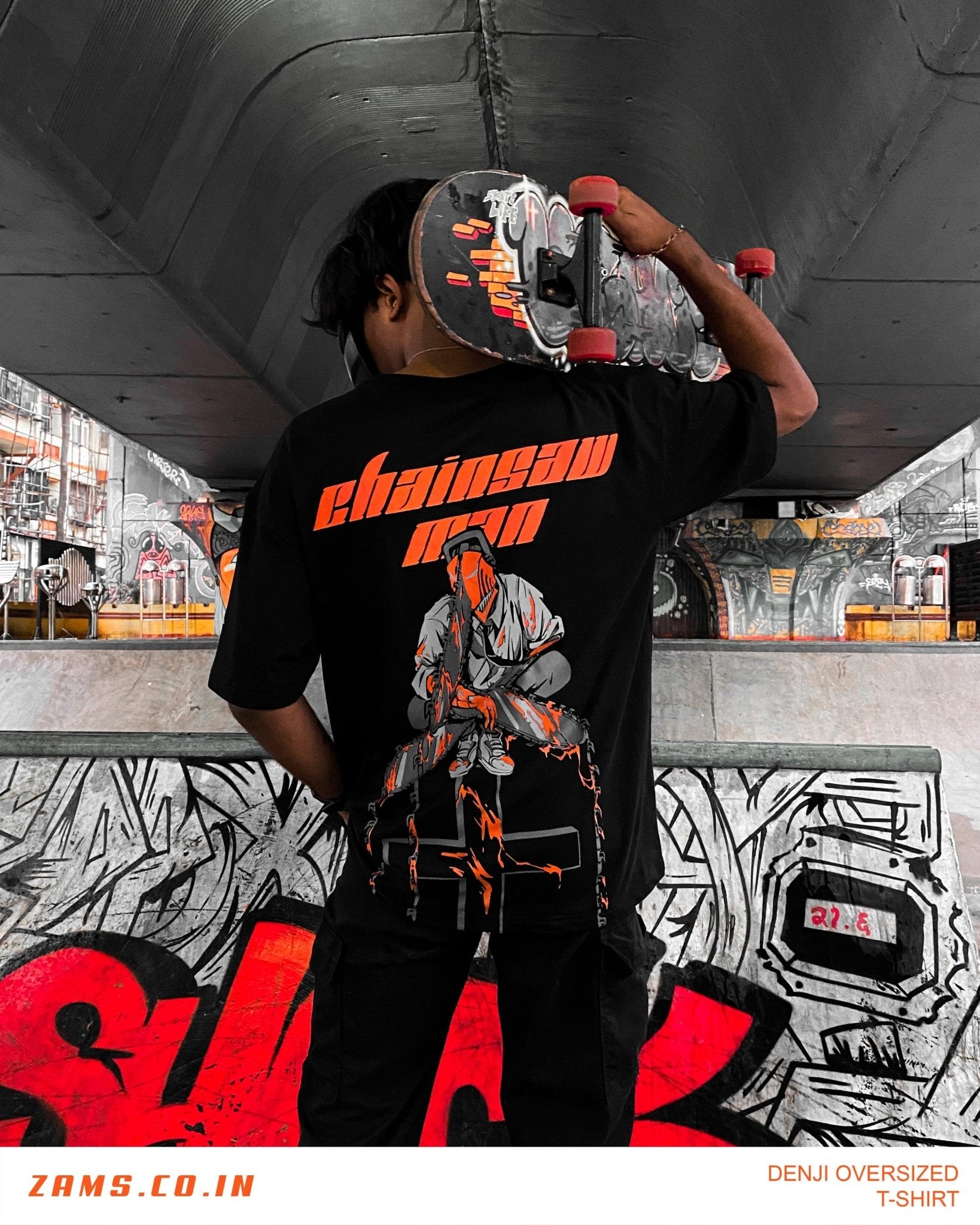 Denji / Chainsawman / Oversized T-Shirt - ZAMS