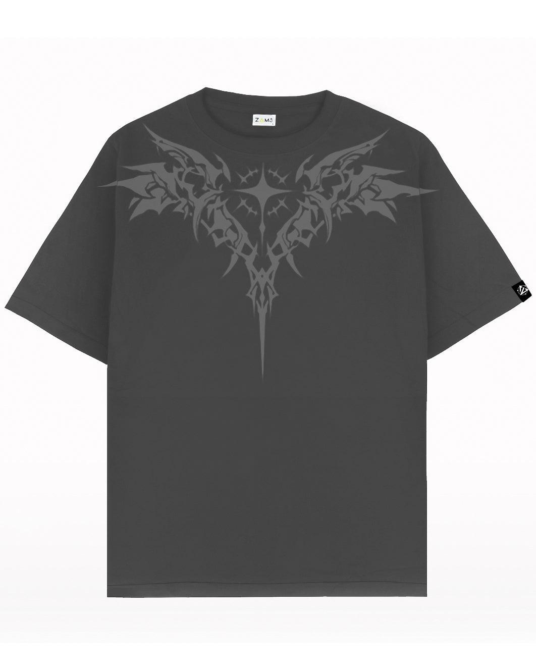 Gothic Angel / Streetwear / Oversized T-Shirt - ZAMS