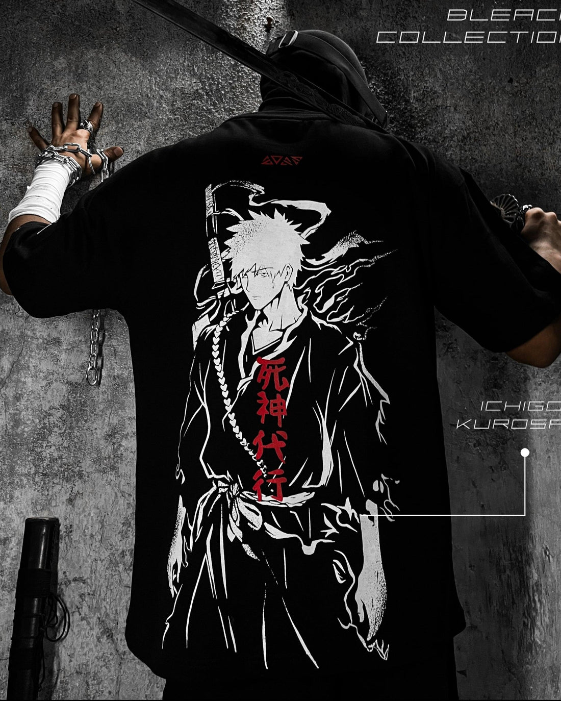 Ichigo Kurosaki / Bleach / Oversized T-Shirt - ZAMS