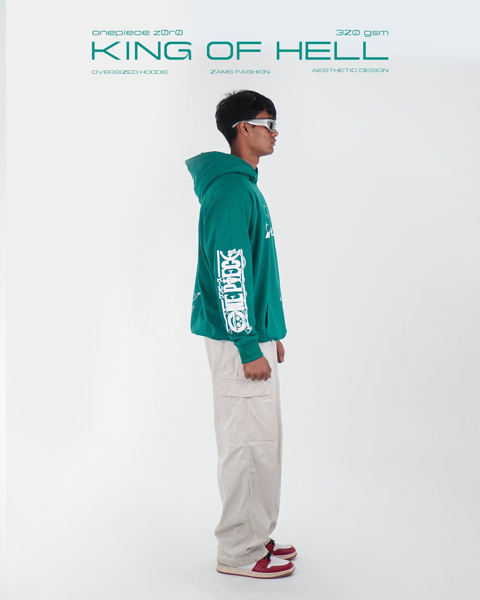 KING OF HELL / ZORO / OVERSIZED HOODIE - ZAMS