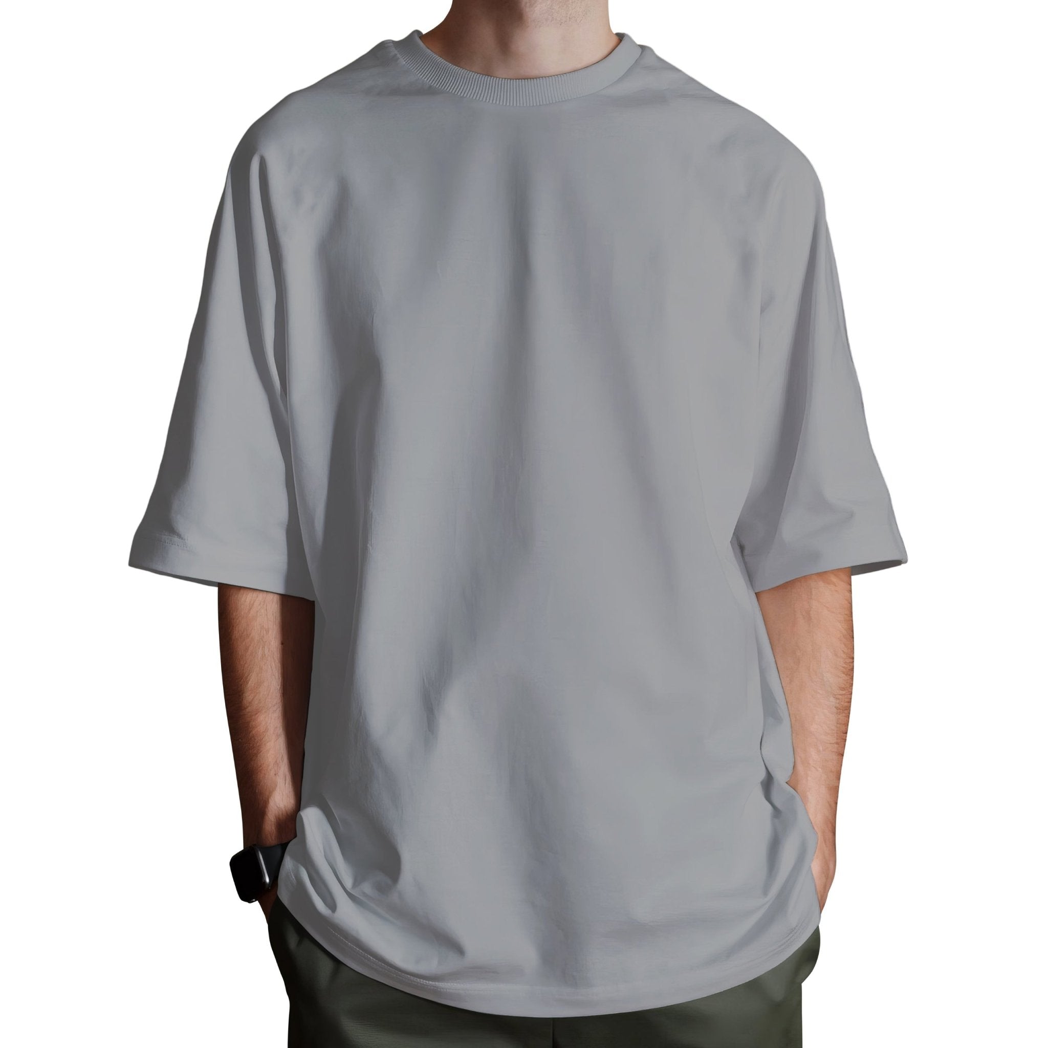 Plain Grey / Oversized T-Shirt