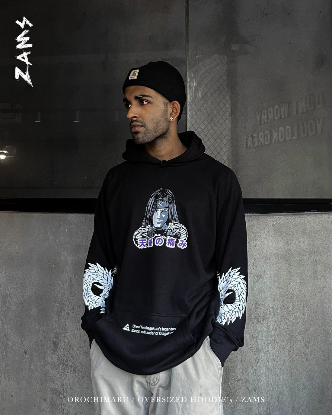 Orochimaru / Oversized Hoodie - ZAMS