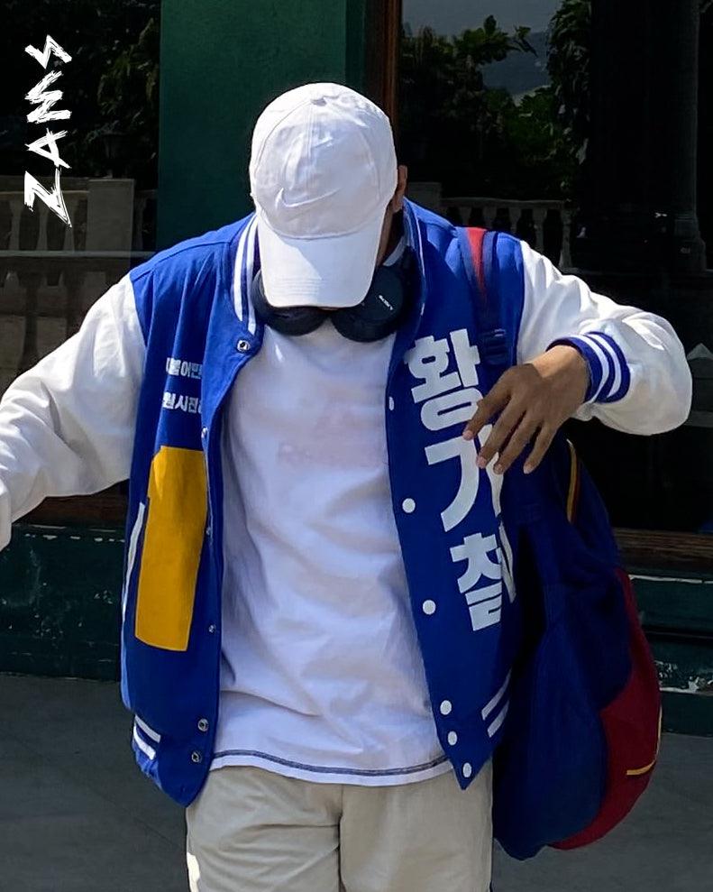 Korean Blue / Varsity Jacket / ZAMS - ZAMS